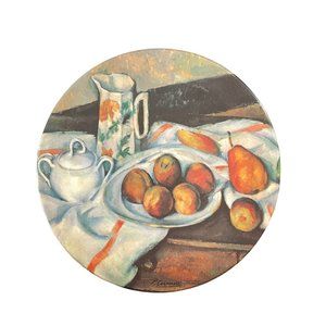 Italian Melamine Trivet/Plate of Cezanne Still Life Painting